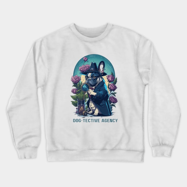 DOG-TECTIVE AGENCY Crewneck Sweatshirt by LUCIFERIN20